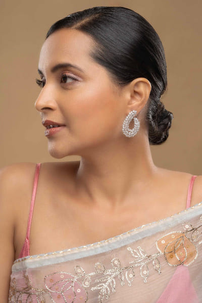 Sica Jewellery Silver iceberg earrings SICOCT25D135657