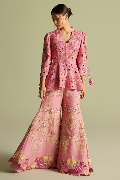 Pink beadwork jacket
