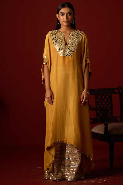 Golden chanderi bandeau