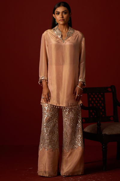 satin chanderi bandeau