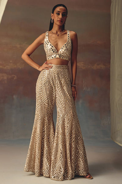 Gold embellished bralette