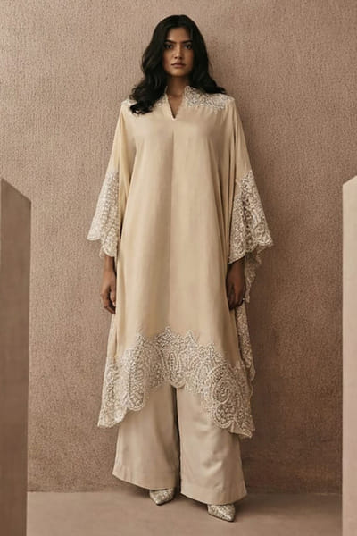Twenty Nine Golden mirror embroidered kaftan TWENAPR26D242899