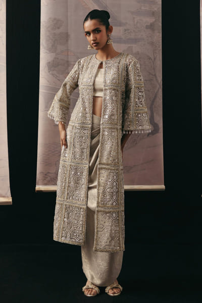 Silver shimmer bandeaue