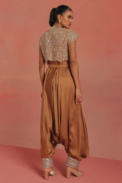 Twenty Nine Gold embroidered crop jacket TWENAUG26D253288