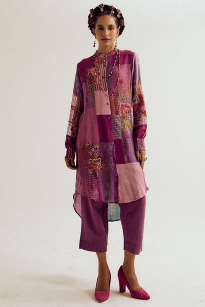 Lavender cotton pants