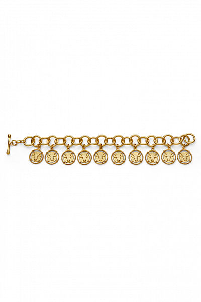 Gold embellished bracelet