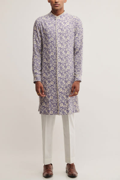 Floral printed kurta set
