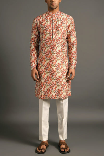 Printed kurta set