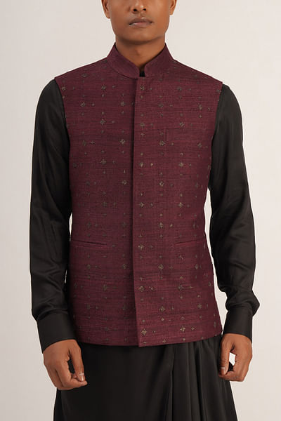 Old mauve Jawahar jacket