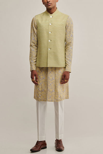 Mint Jawahar jacket set