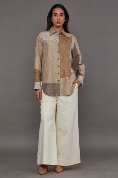 Ajwain silk shirt