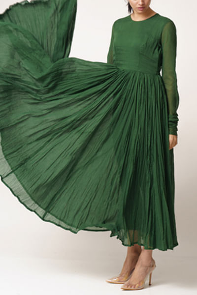 Emerald flared kurta