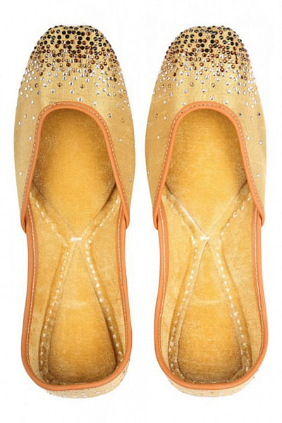Gold swarovski juttis
