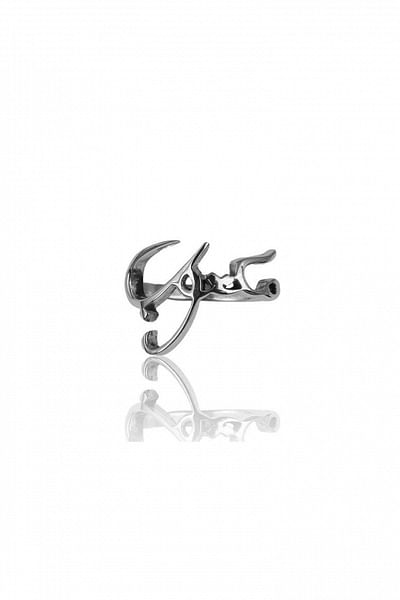 Maktub 'It's Written' ring-Arabic in sterling silver