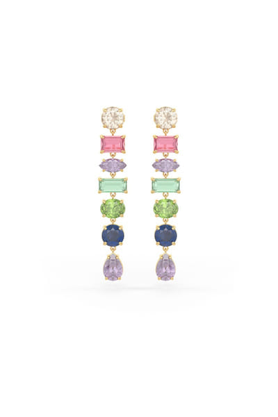 Miss Jo Multicoloured stone encrusted earrings MISSMAY26D145525