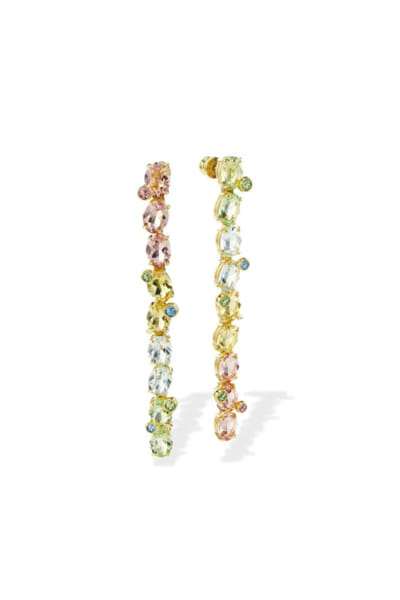 Esme Multicolour crystal drop earrings ESMEAPR26D143406