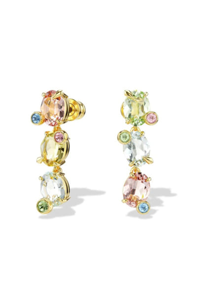 Esme Multicolour tiered crystal earrings ESMEAPR26D143407