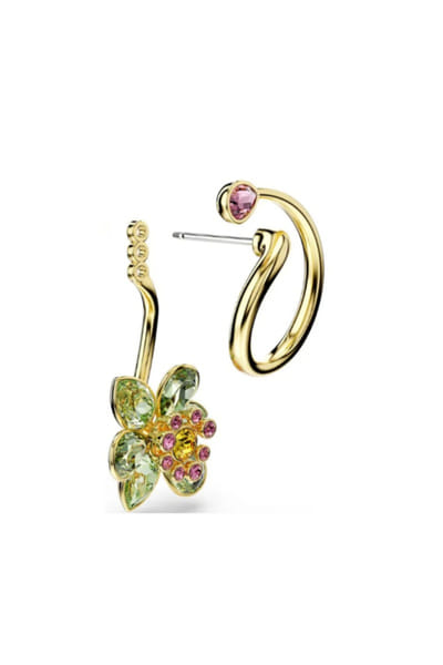 Esme Dual tone crystal drop earrings ESMEAPR26D143413