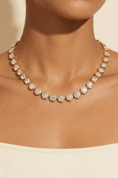 Esme Multicolour floral lariat necklace ESMEAPR26D143435