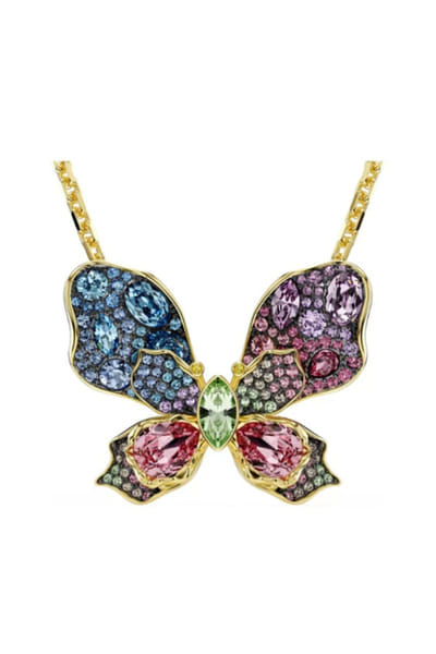 Esme Multicolour floral statement necklace ESMEAPR26D143436