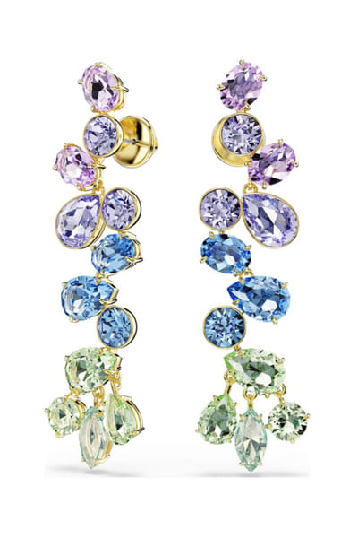 Esme Blue and purple Swarovski crystal earrings ESMEJUL26D149761