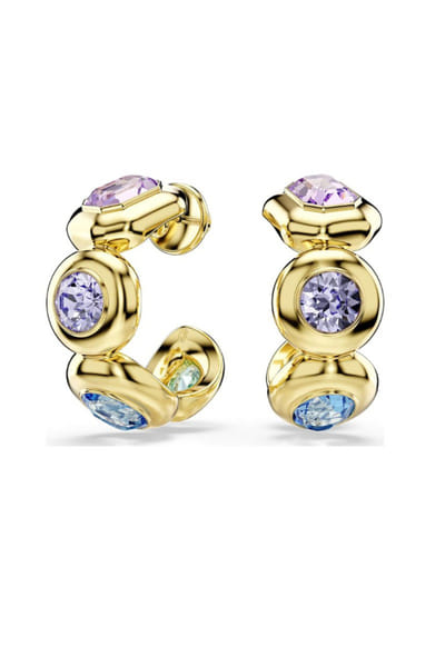 Esme Multicoloured Swarovski crystal hoops ESMEJUL26D149766