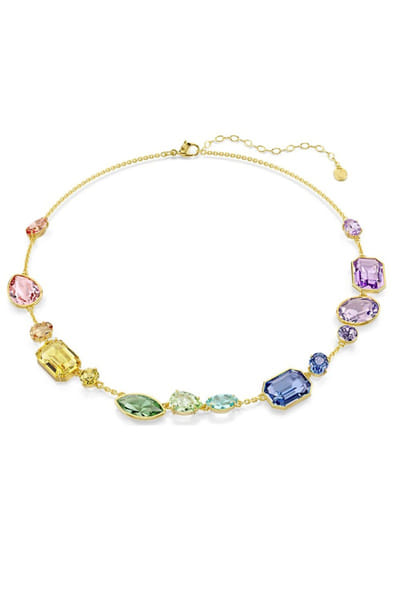 Esme Multicoloured Swarovski crystal line necklace ESMEJUL26D149758