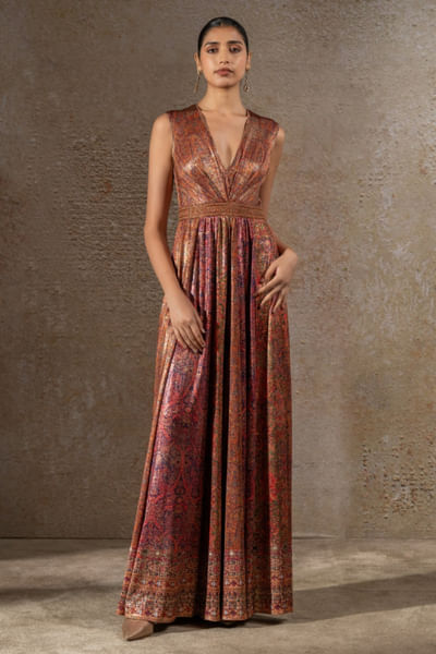 Multicoloured Swarovski embellished jumpsuit