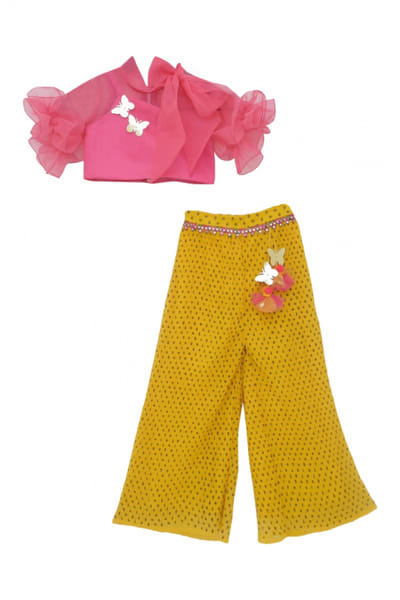 Hot pink top and pants