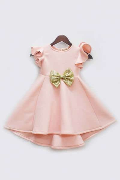 Pink neoprene dress