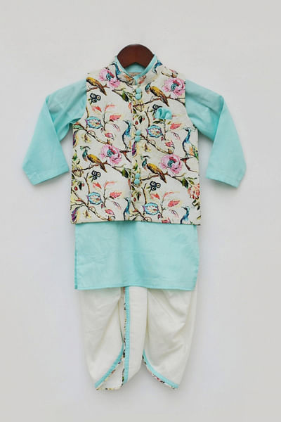 Off white printed jacket set