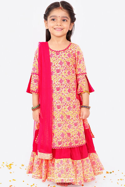 Printed anarkali set