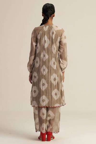 Gaach Grey bandhani tie-dye co-ord set GAACJUL26D250930