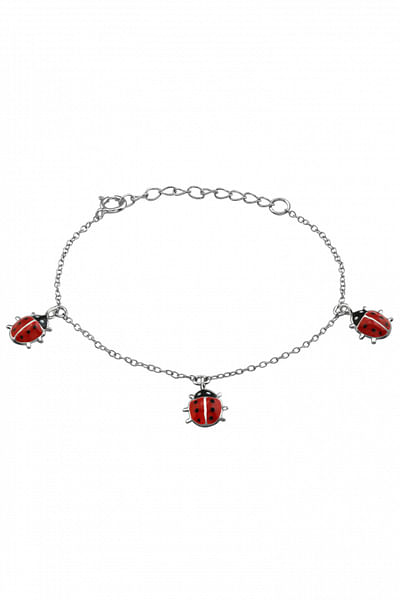 Lady bug charm bracelet