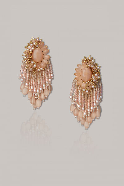 Gold tassel earrings