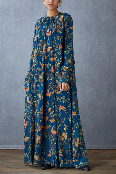 Blue maxi dress