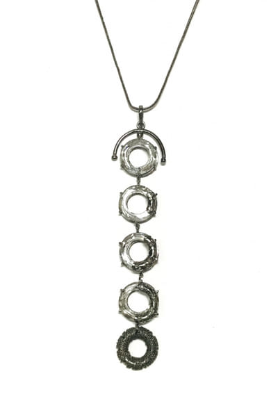 Silver chain and pendant