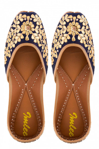 Midnight blue gota juttis