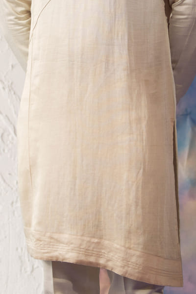 Jatin Malik Ivory ombre shaded kurta set JMCSEP2210