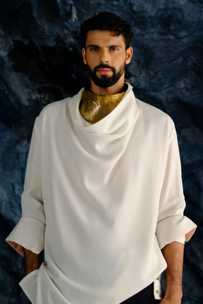 Ivory cowl co-ord set