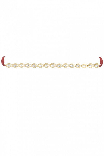Kundan embellished necklace