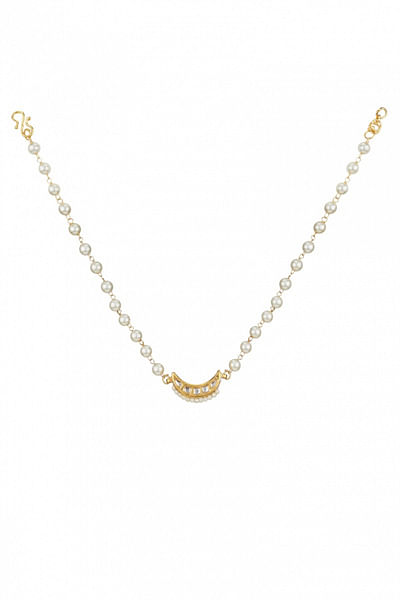 Kundan pearl necklace