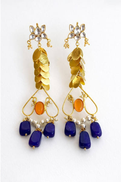 Jewel Treatzz Gold gemstone earrings JEWEJUN26D147032