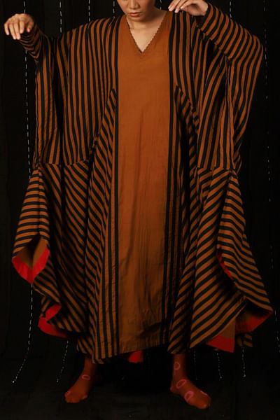 Striped tunic dress and pants