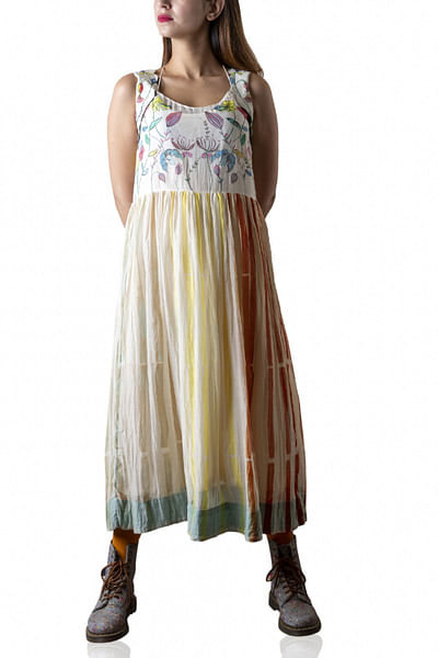 Multicoloured floral dress