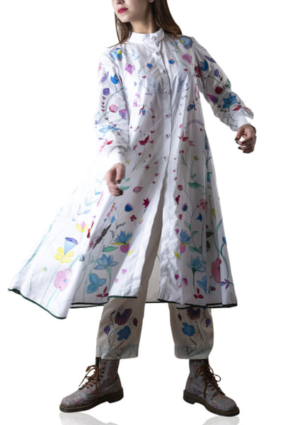 Hand painted tunic and pants