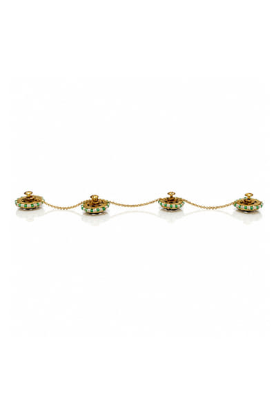 Joules by Radhika Gold-plated embellished buttons JOULAUG26D453111