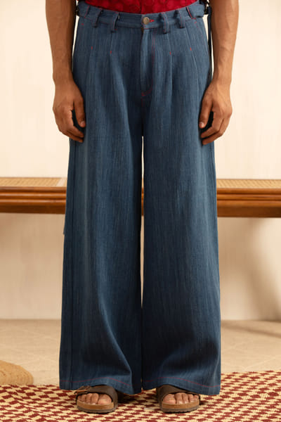 Kula Indigo denim pants KULAAUG26D153282