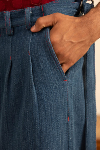 Kula Indigo denim pants KULAAUG26D153282