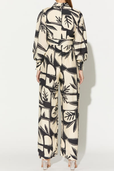 KoAi White and black patterned jumpsuit KOAIMAY26D143928